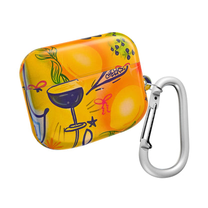 "citrus coastline" airbrush airpod cases