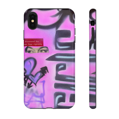 "purple princess" airbrush iPhone case