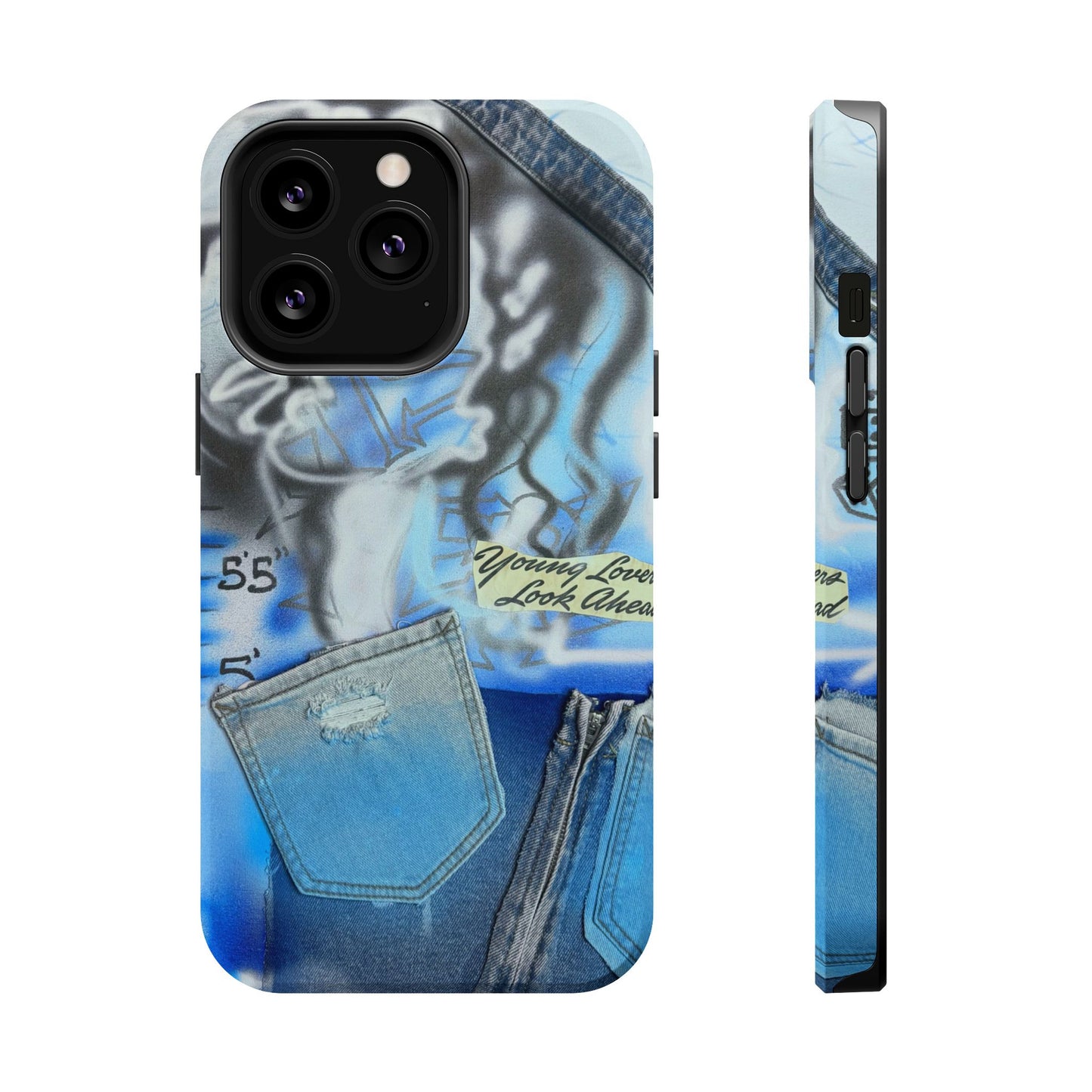 MagSafe "young lovers" airbrush iPhone case