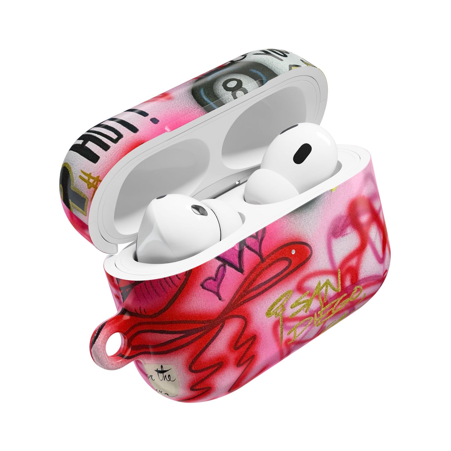 "IT girl" airbrush airpod cases