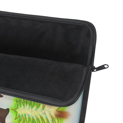 "winter escape" airbrush laptop sleeve