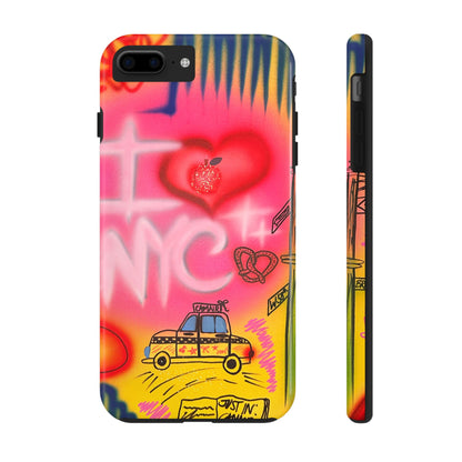 "in the city" airbrush iPhone case