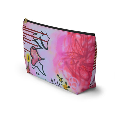 "cherry luvr" airbrush makeup pouch