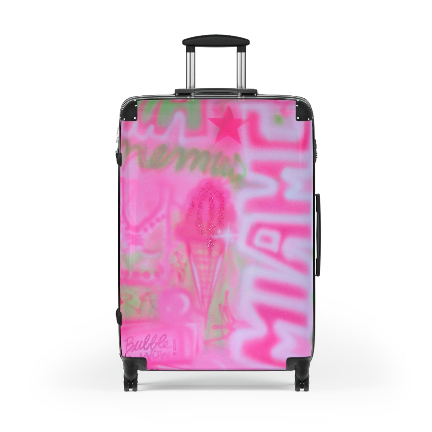 "miami matcha" airbrush suitcase