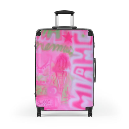 "miami matcha" airbrush suitcase