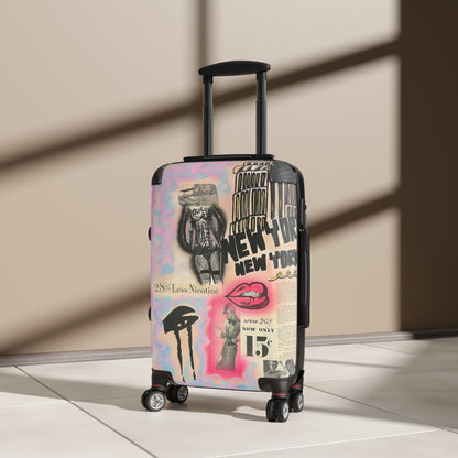 "new york, new york" airbrush suitcase