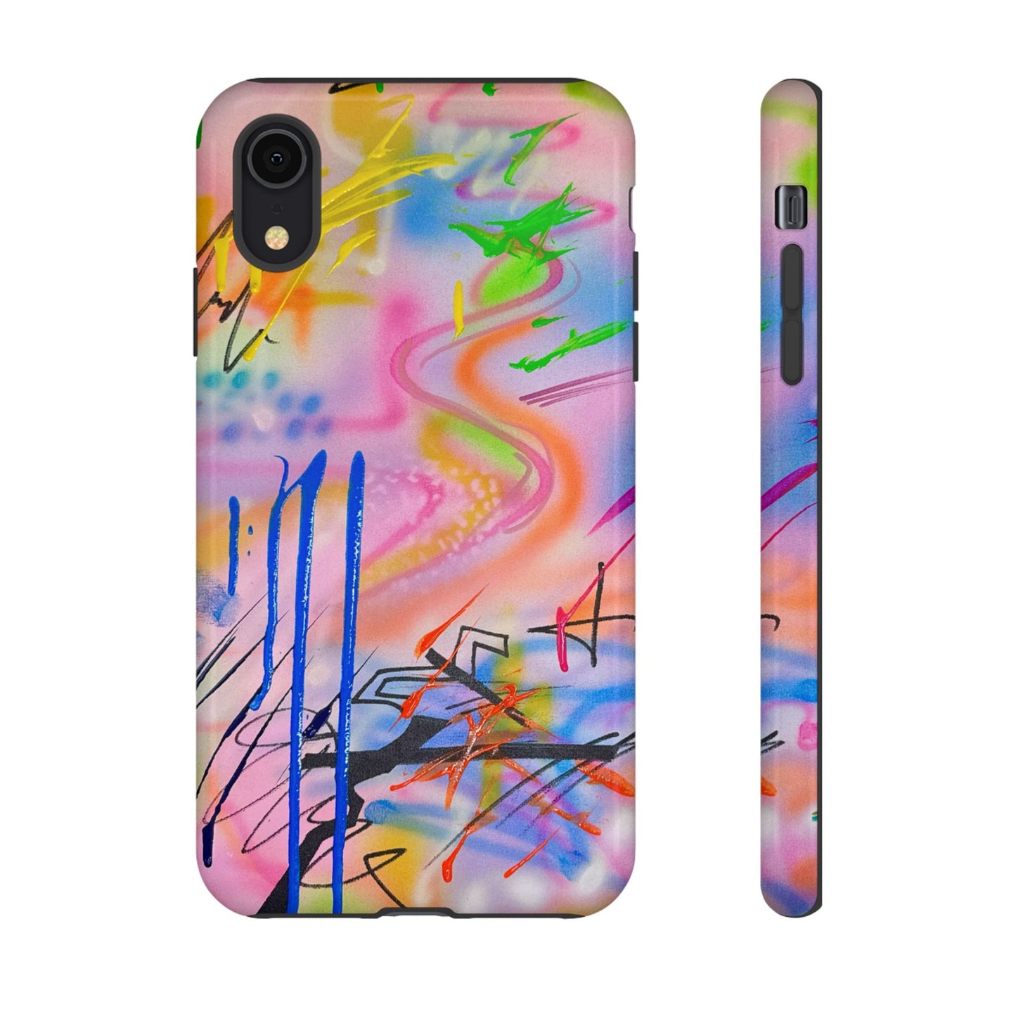 "neon haze" airbrush iPhone case