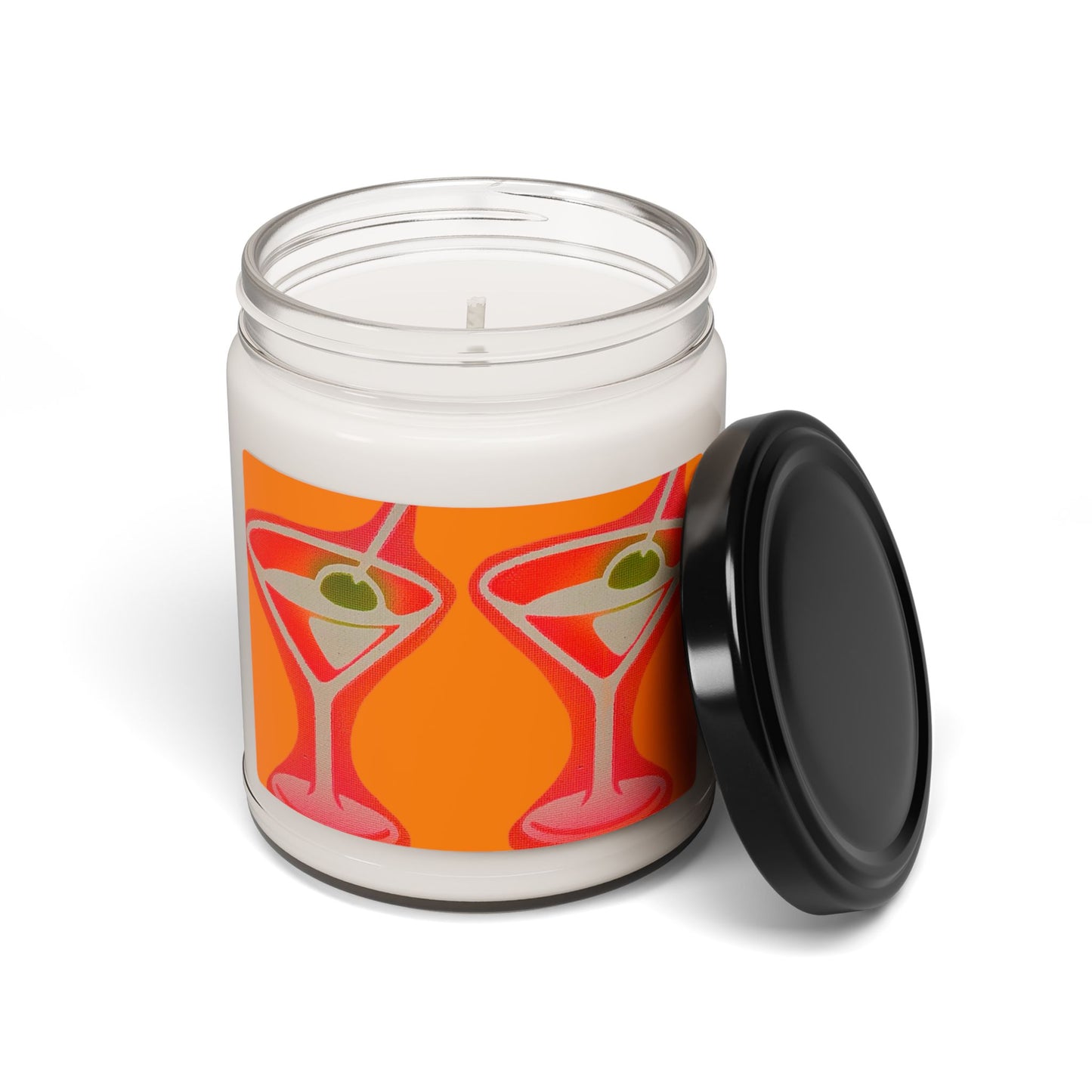 "shaken, not stirred" airbrush soy candle