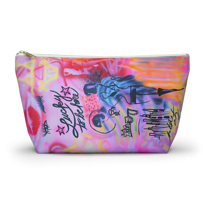 "spring in the city" airbrush makeup pouch