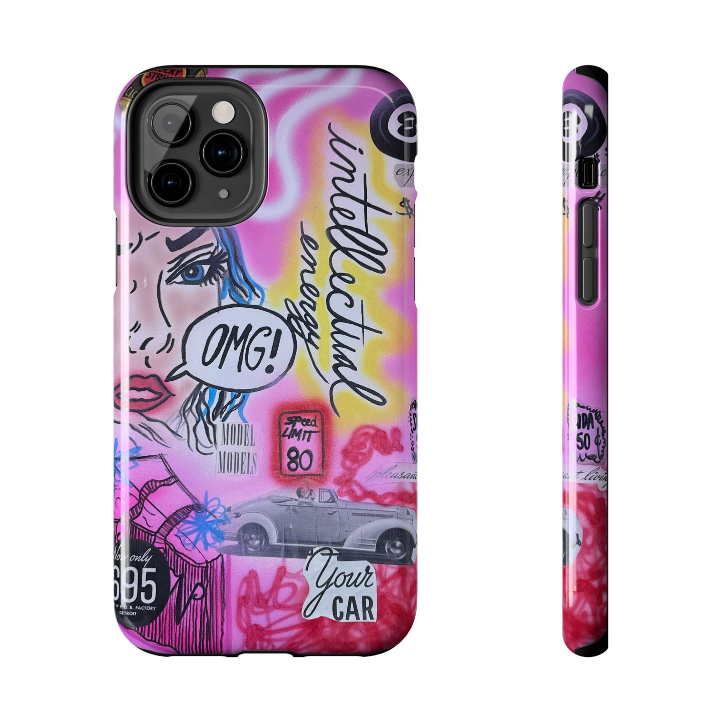 "intellectual energy" airbrush iPhone case
