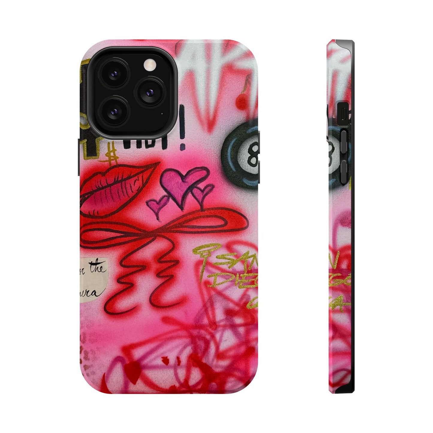 MagSafe "IT girl" airbrush iPhone case