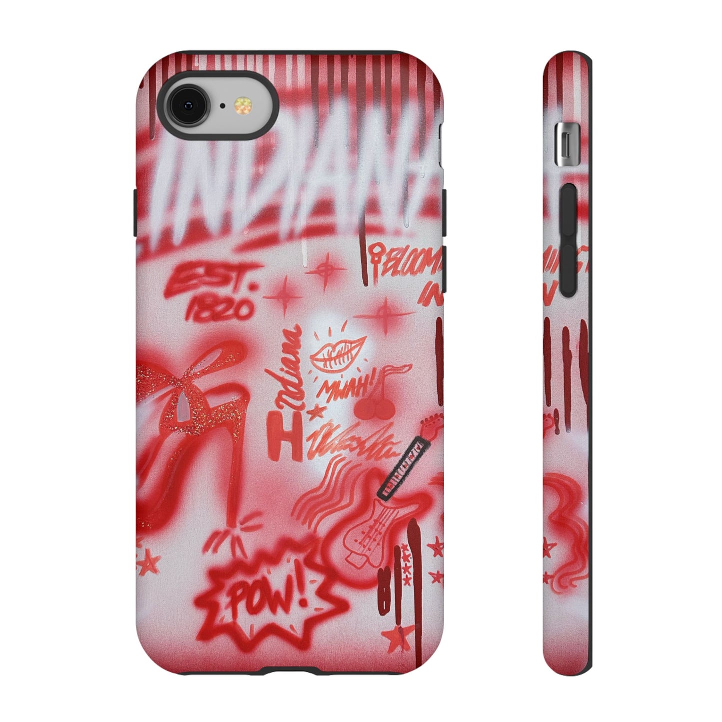 "indiana" airbrush iPhone case