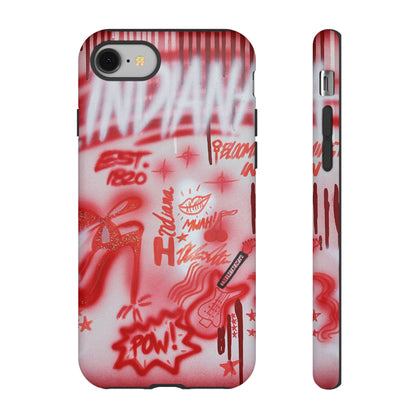 "indiana" airbrush iPhone case
