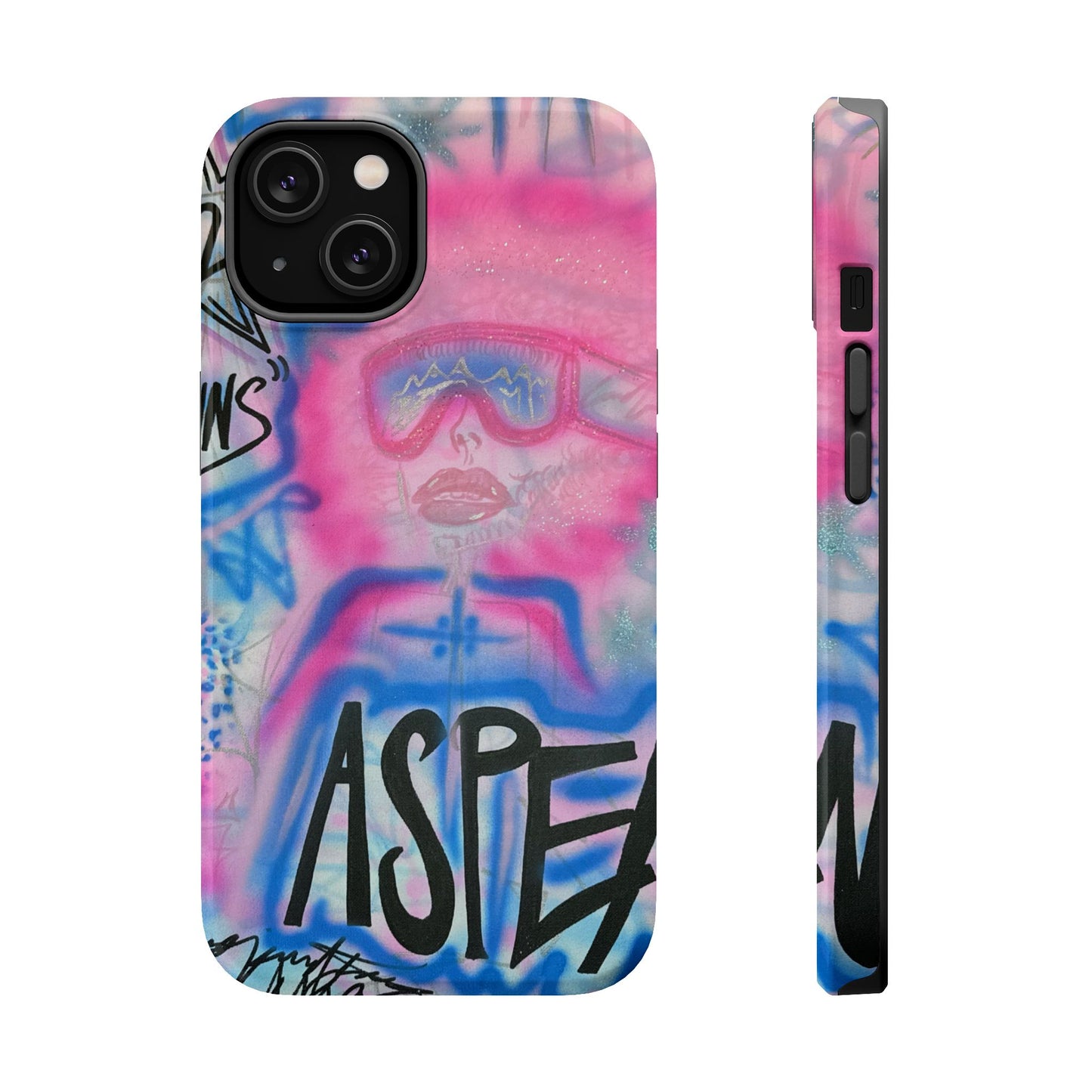 MagSafe "aspen aspirations" airbrush iPhone case