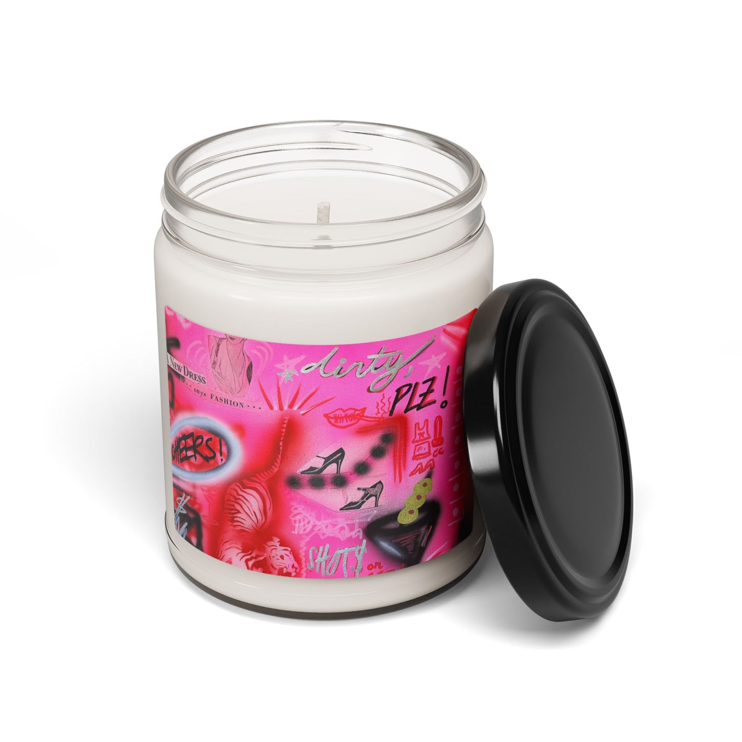 "extra dirty, plz" airbrush soy candle