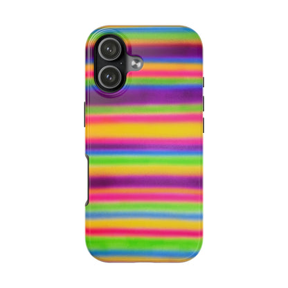 "colorful stripes" airbrush iPhone case