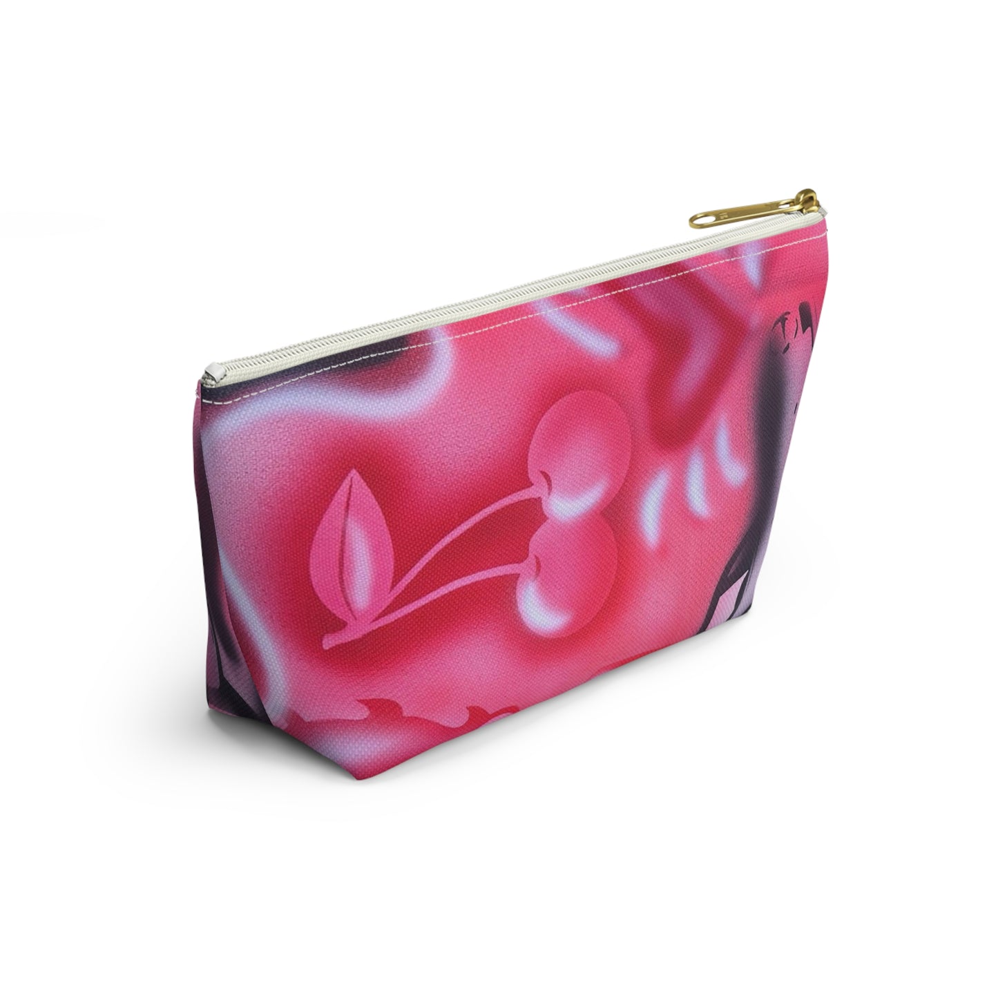 "on her way" airbrush makeup pouch