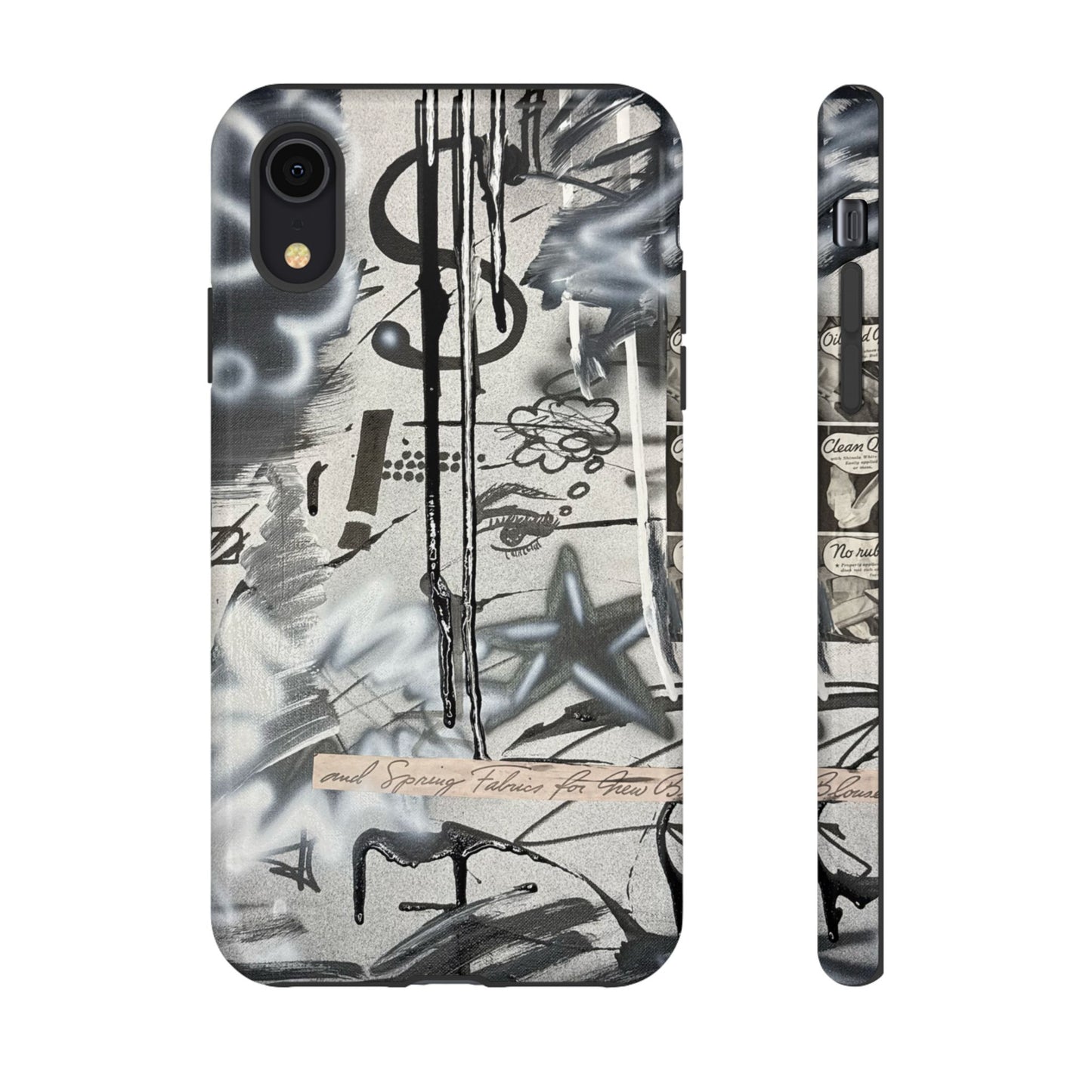 "monochrome mood" airbrush iPhone case