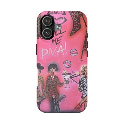 "party diva" airbrush iPhone case