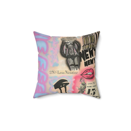"new york, new york" airbrush pillow