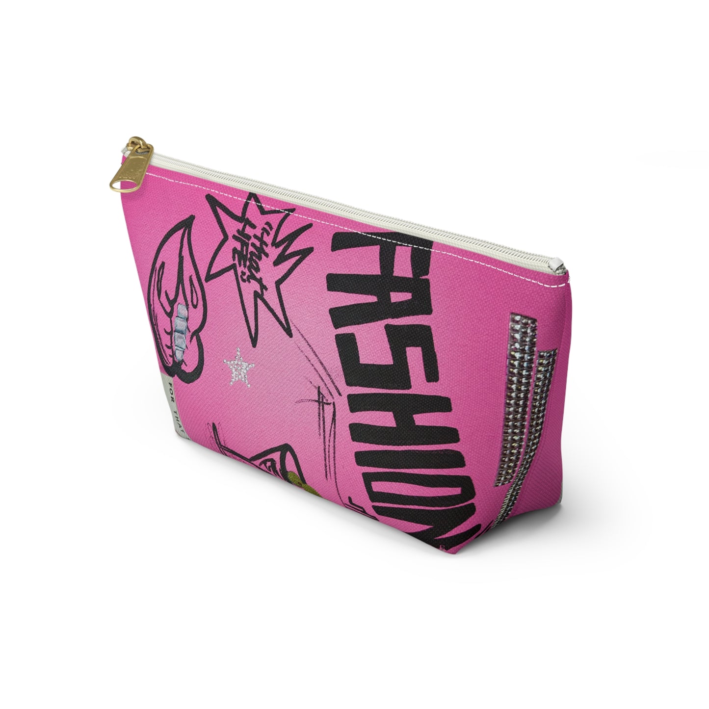 "high fashion" airbrush makeup pouch
