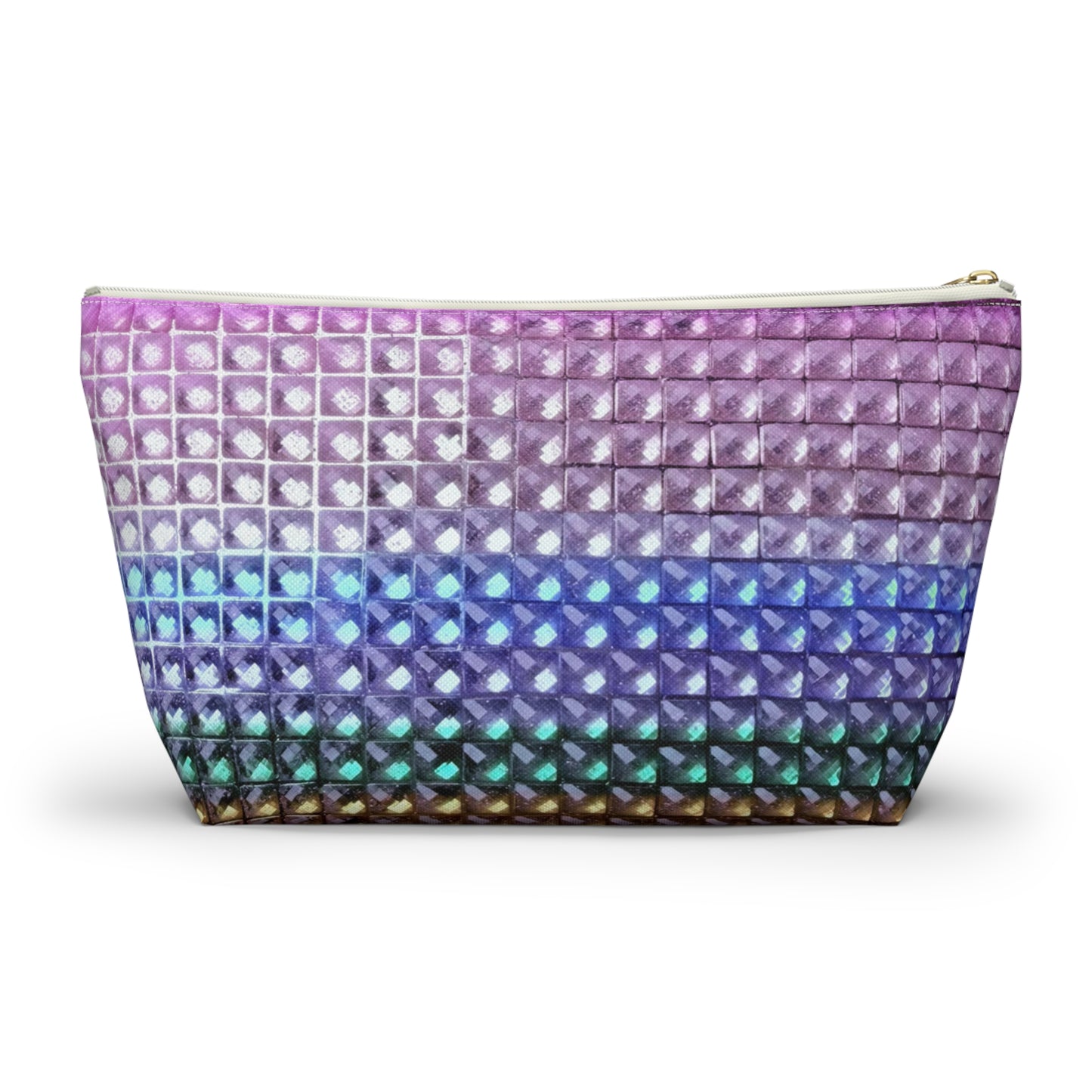 "multicolor studs" airbrush makeup pouch