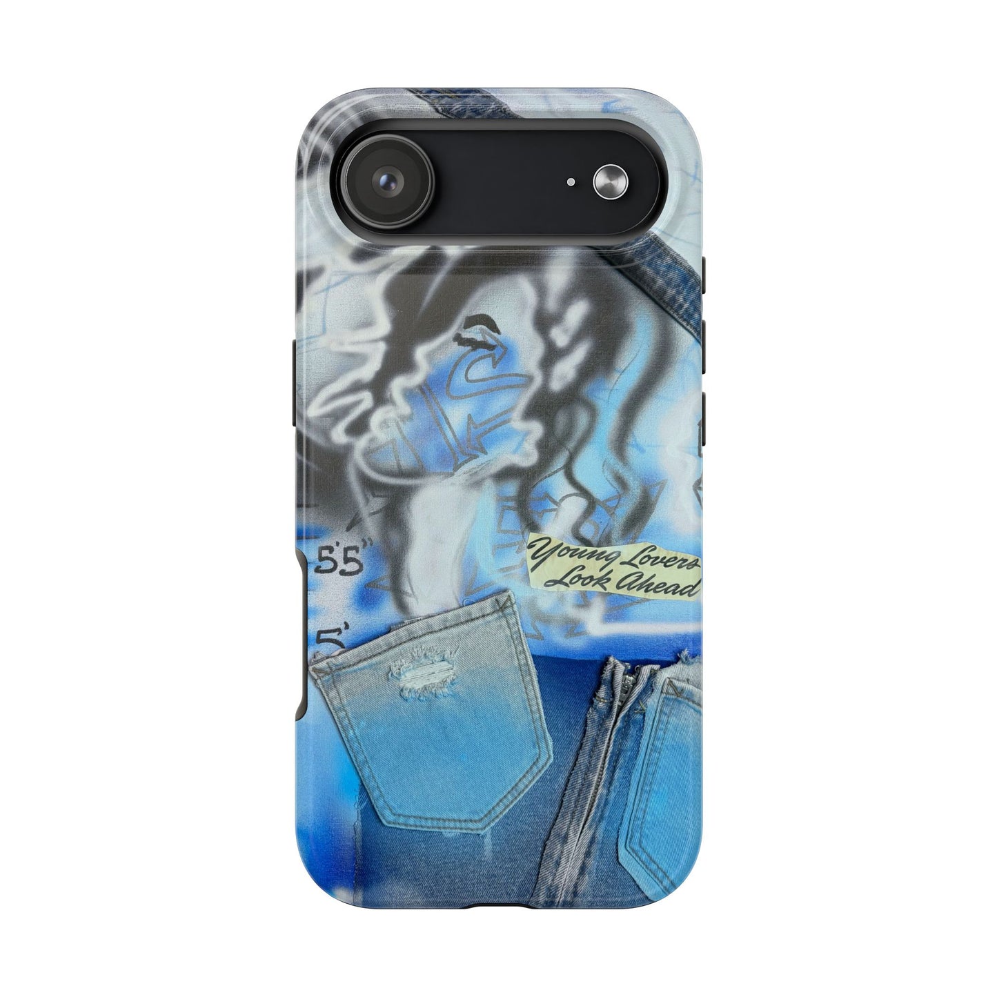 "young lovers" airbrush iPhone case