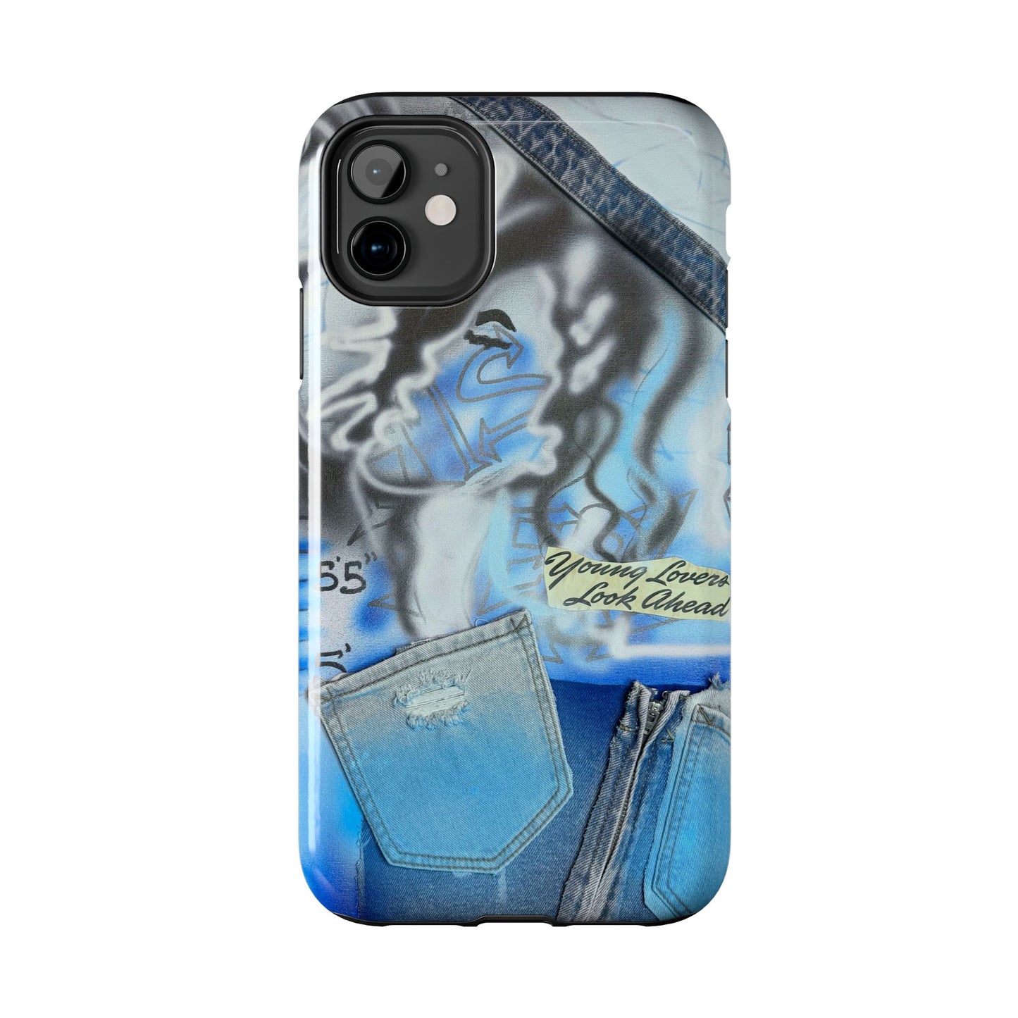 "young lovers" airbrush iPhone case