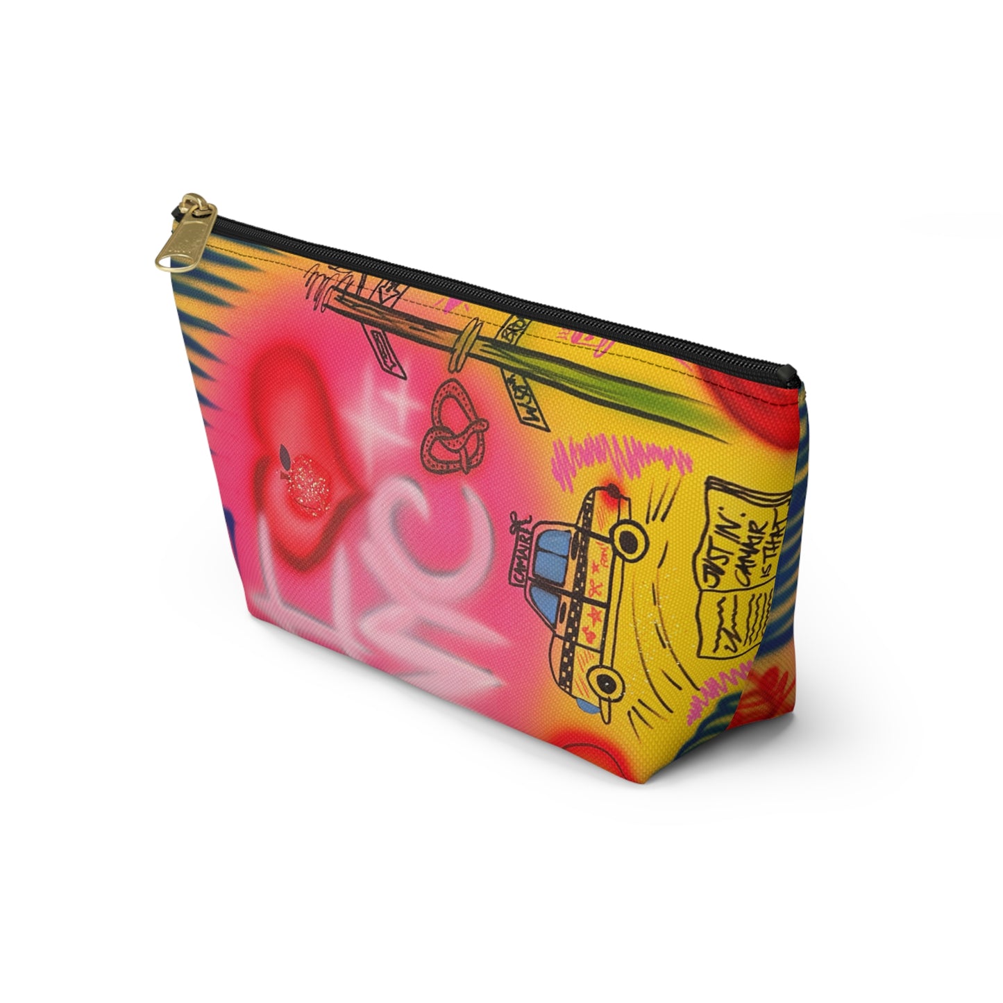 "in the city" airbrush makeup pouch