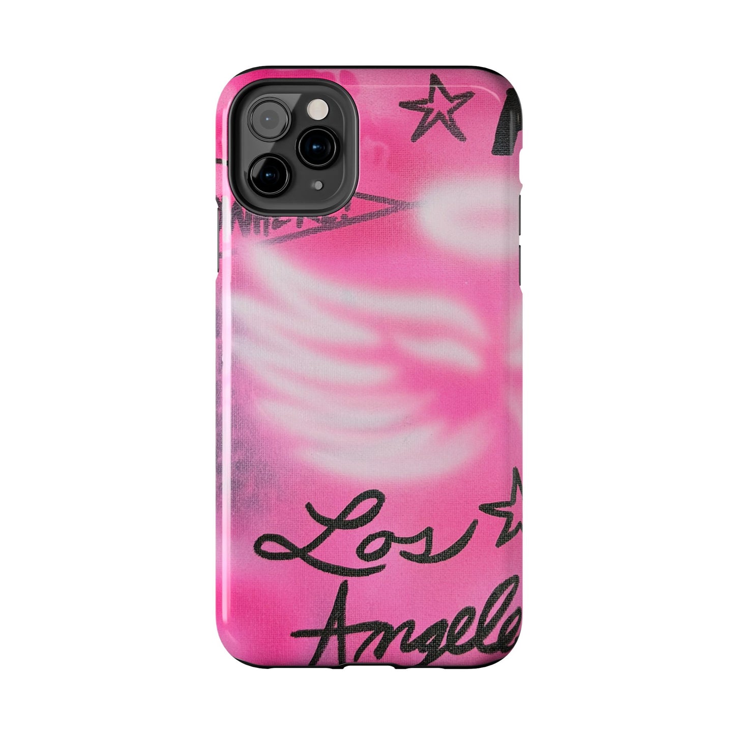 "pink angel wings" airbrush iPhone case