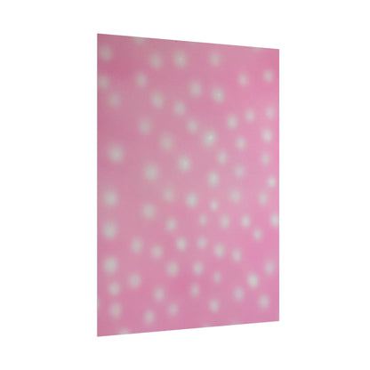 "strawberry swirl polka dot" airbrush rolled print