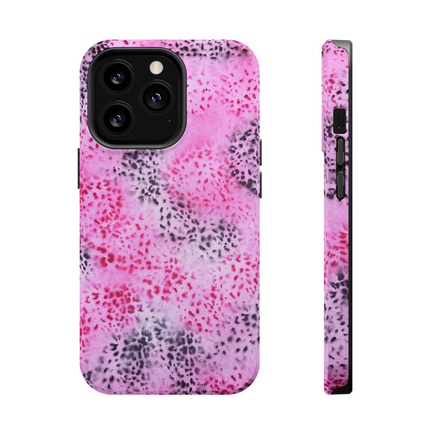 MagSafe "pink cheetah pt. 2" airbrush iPhone case