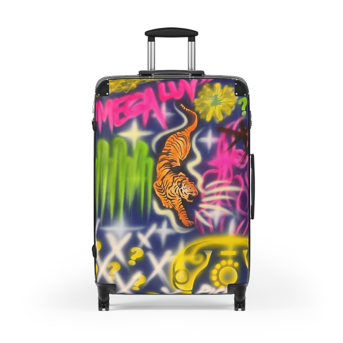 "mega luv" airbrush suitcase