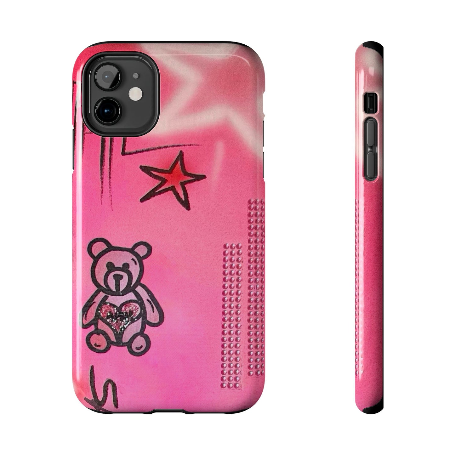 "teddy bear" airbrush iPhone case