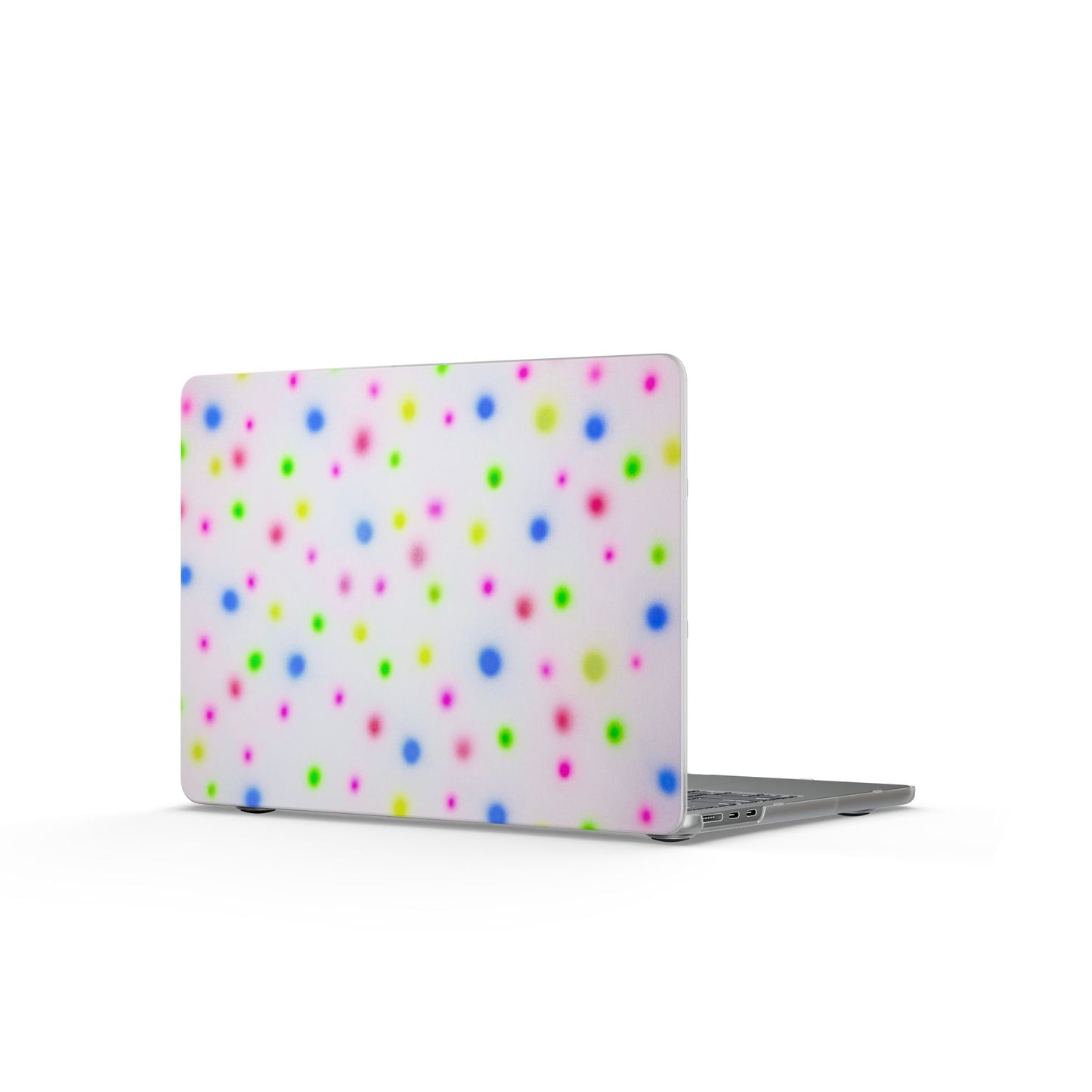 "birthday cake polka dot" airbrush matte macbook case