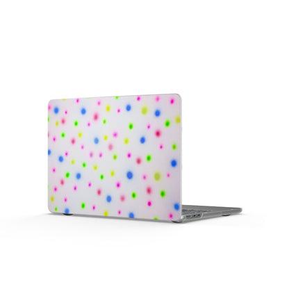 "birthday cake polka dot" airbrush matte macbook case