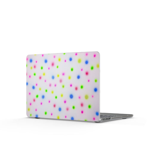 "birthday cake polka dot" airbrush matte macbook case