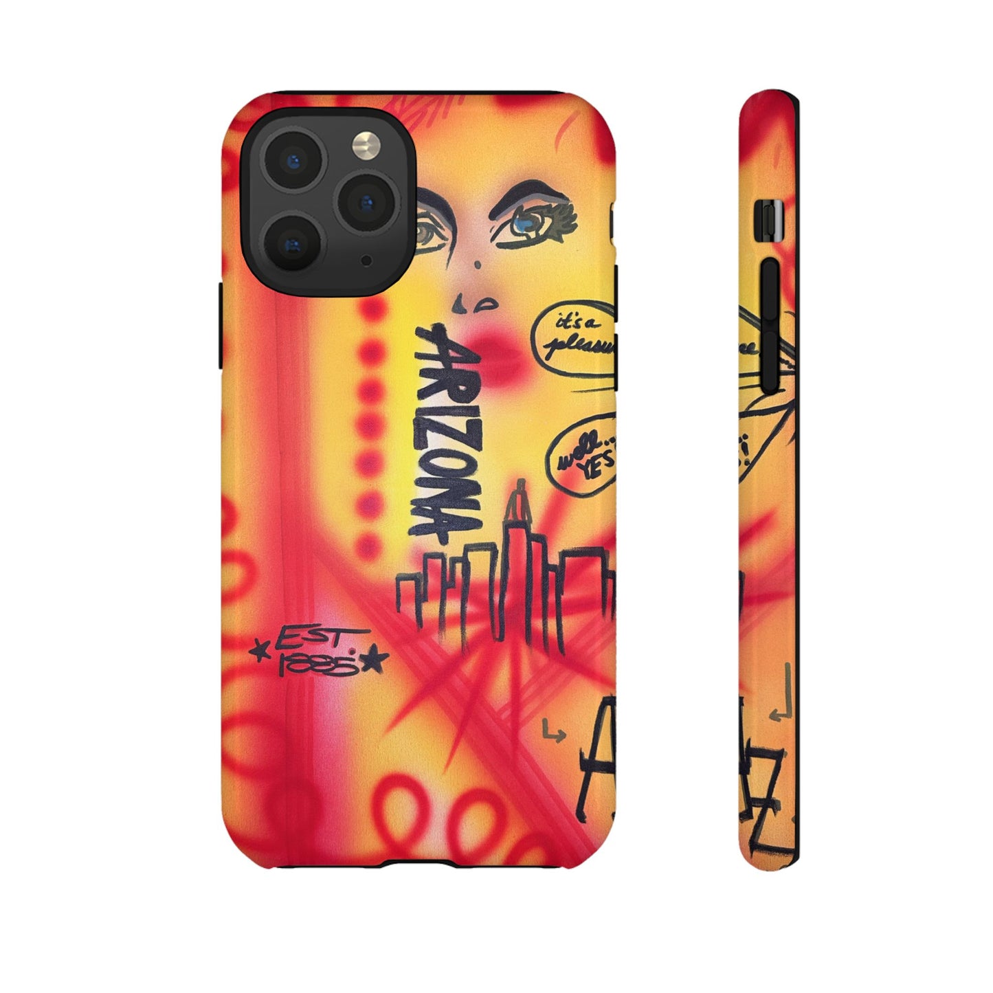 "tempe, az" airbrush iPhone case