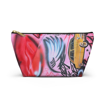 "lust or love" airbrush makeup pouch