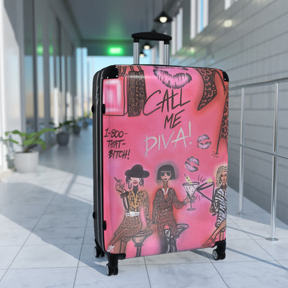 "party diva" airbrush suitcase
