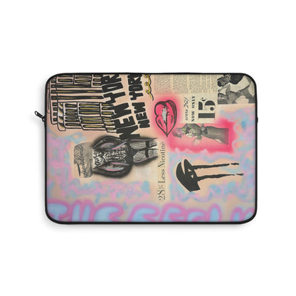 "new york, new york" airbrush laptop sleeve