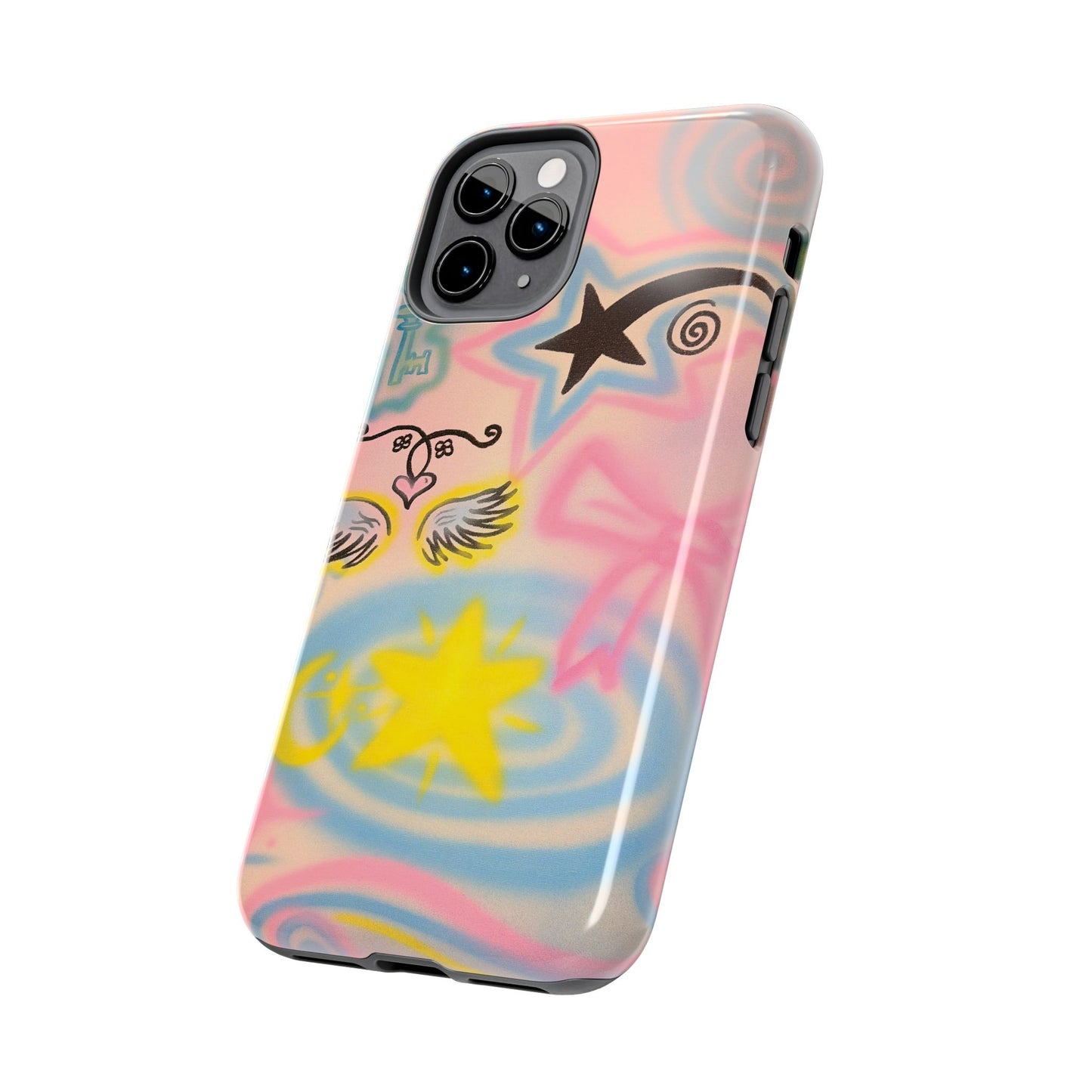 "star energy" airbrush iPhone case