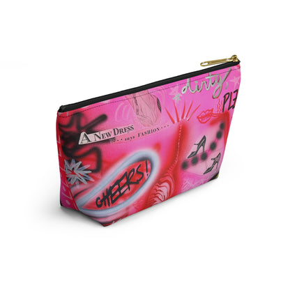 "extra dirty, plz" airbrush makeup pouch