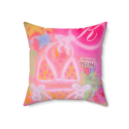 "camair x kaete" airbrush pillow
