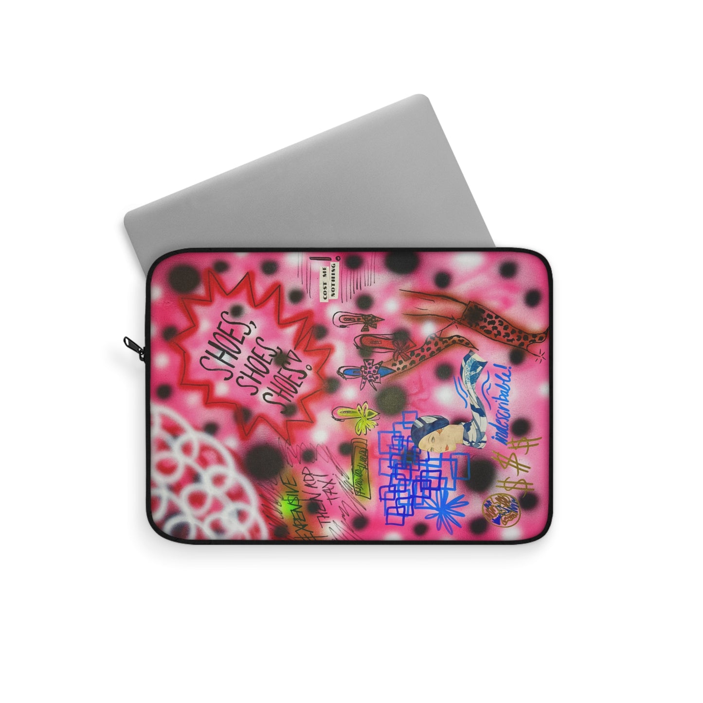 "indescribable cost" airbrush laptop sleeve