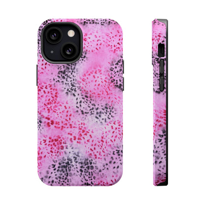 MagSafe "pink cheetah pt. 2" airbrush iPhone case