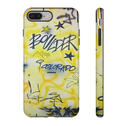 "boulder" airbrush iPhone case