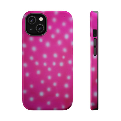 MagSafe "bubblegum polka dot" airbrush iPhone case