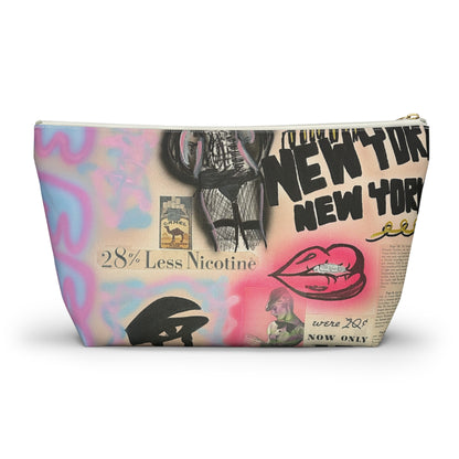 "new york, new york" airbrush makeup pouch