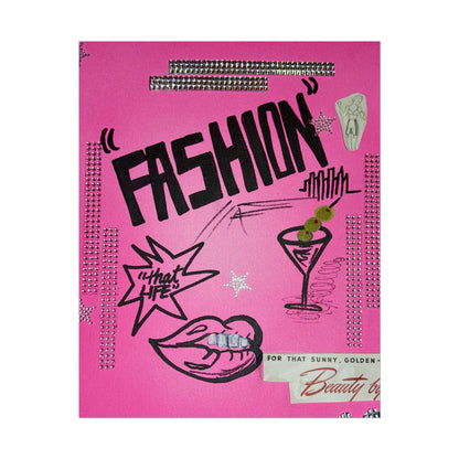 "high fashion" airbrush rolled print